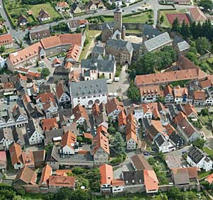 Luftbild: Altstadt Steinau